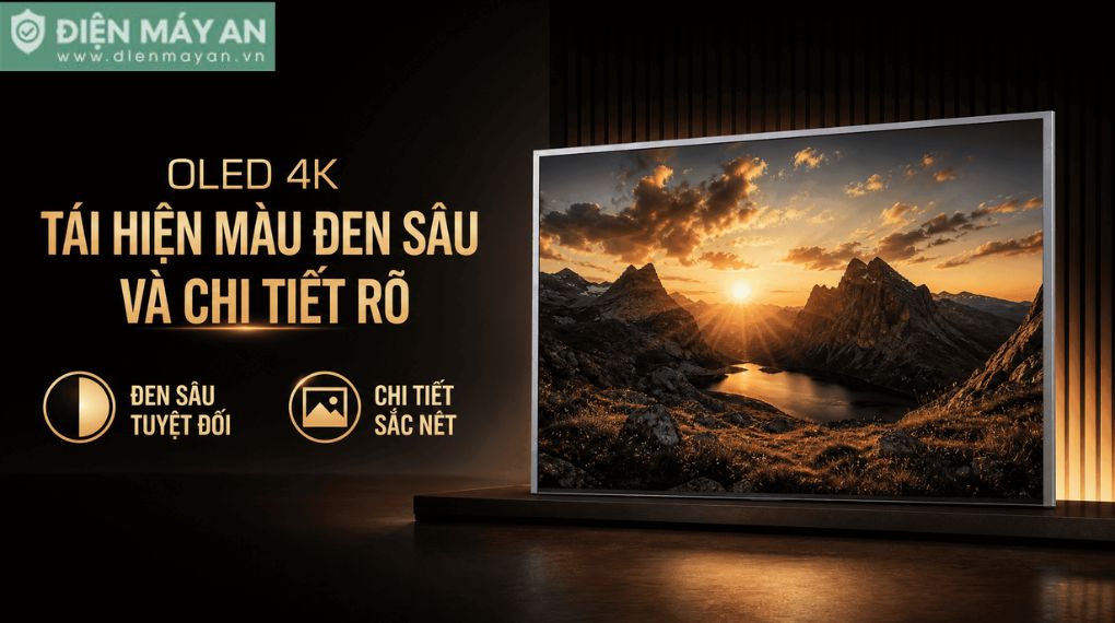 Smart Tivi OLED LG AI 4K 65 inch OLED65G6PSA